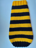 Bee knitted jumper for pets, bee sweater for dog, dachshund bee dog sweater