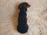 Pet Clothes Rainbow Beaded Jumper Dog Party Sweater Dog Photo Shoot Clothes dachshundknit