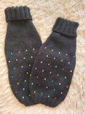 Pet Clothes Rainbow Beaded Jumper Dog Party Sweater Dog Photo Shoot Clothes dachshundknit