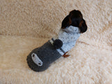 Pet Clothes Warm Alpaca Coat Knitted Vest Sweater Coat Dog Hoodie Clothing Hoody for Photo Props or Dog Gift dachshundknit