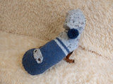 Blue denim knitted sweater for a dachshund or small dog, warm winter sweater for small dogs, dog clothes, sweater for small dogs dachshundknit