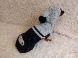 Pet Clothes Warm Alpaca Coat Knitted Vest Sweater Coat Dog Hoodie Clothing Hoody for Photo Props or Dog Gift dachshundknit