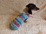 Monkey sweater for dachshund or small dog, Dachshund clothes knitted sweater, knitted wool sweater for dachshund or small dog dachshundknit