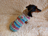 Monkey sweater for dachshund or small dog, Dachshund clothes knitted sweater, knitted wool sweater for dachshund or small dog dachshundknit
