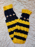 Bee knitted jumper for pets, bee sweater for dog, dachshund bee dog sweater dachshundknit