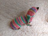 Christmas costume with snowmen for dog sweater and hat dachshundknit