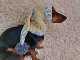 Santa hat for dog, christmas santa hat for dog, santa hat for dachshund