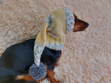 Santa hat for dog, christmas santa hat for dog, santa hat for dachshund