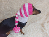 Santa hat for dog, christmas santa hat for dog, santa hat for dachshund