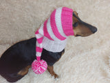 Santa hat for dog, christmas santa hat for dog, santa hat for dachshund