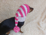 Santa hat for dog, christmas santa hat for dog, santa hat for dachshund