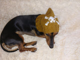 Halloween Pet Outfit Pirate Clothing Skull and Bones Hat,Skull and Bones Dog Hat