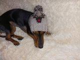 Christmas Party Pet Reindeer Clothes Reindeer Hat Dog Reindeer Hat with Pom Poms Christmas Photo Prop for Pet Reindeer Clothes