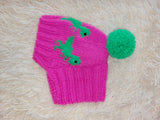 Pet Clothes Dinosaur Hat with Pompom,Dino Animals Hat for Dogs,Halloween Dinosaur Hat for Dachshund Dog