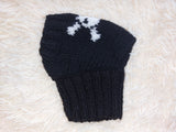 Halloween Pet Outfit Pirate Clothing Skull and Bones Hat,Skull and Bones Dog Hat