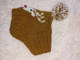Christmas Party Pet Reindeer Clothes Reindeer Hat Dog Reindeer Hat with Pom Poms Christmas Photo Prop for Pet Reindeer Clothes