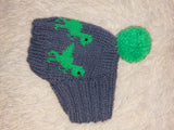 Pet Clothes Dinosaur Hat with Pompom,Dino Animals Hat for Dogs,Halloween Dinosaur Hat for Dachshund Dog