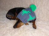 Pet Clothes Dinosaur Hat with Pompom,Dino Animals Hat for Dogs,Halloween Dinosaur Hat for Dachshund Dog