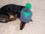 Pet Clothes Dinosaur Hat with Pompom,Dino Animals Hat for Dogs,Halloween Dinosaur Hat for Dachshund Dog