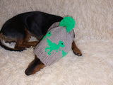 Pet Clothes Dinosaur Hat with Pompom,Dino Animals Hat for Dogs,Halloween Dinosaur Hat for Dachshund Dog