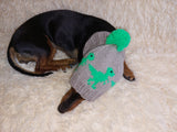 Pet Clothes Dinosaur Hat with Pompom,Dino Animals Hat for Dogs,Halloween Dinosaur Hat for Dachshund Dog