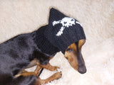 Halloween Pet Outfit Pirate Clothing Skull and Bones Hat,Skull and Bones Dog Hat
