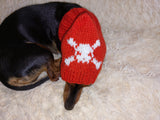 Halloween Pet Outfit Pirate Clothing Skull and Bones Hat,Skull and Bones Dog Hat
