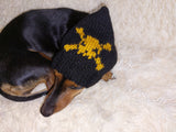 Halloween Pet Outfit Pirate Clothing Skull and Bones Hat,Skull and Bones Dog Hat