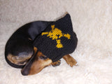 Halloween Pet Outfit Pirate Clothing Skull and Bones Hat,Skull and Bones Dog Hat
