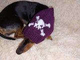 Halloween Pet Outfit Pirate Clothing Skull and Bones Hat,Skull and Bones Dog Hat