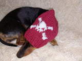 Halloween Pet Outfit Pirate Clothing Skull and Bones Hat,Skull and Bones Dog Hat