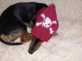 Halloween Pet Outfit Pirate Clothing Skull and Bones Hat,Skull and Bones Dog Hat