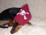 Halloween Pet Outfit Pirate Clothing Skull and Bones Hat,Skull and Bones Dog Hat