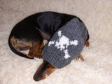 Halloween Pet Outfit Pirate Clothing Skull and Bones Hat,Skull and Bones Dog Hat