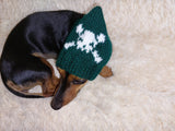 Halloween Pet Outfit Pirate Clothing Skull and Bones Hat,Skull and Bones Dog Hat