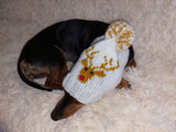 Christmas Party Pet Reindeer Clothes Reindeer Hat Dog Reindeer Hat with Pom Poms Christmas Photo Prop for Pet Reindeer Clothes