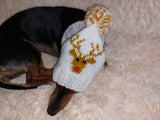 Christmas Party Pet Reindeer Clothes Reindeer Hat Dog Reindeer Hat with Pom Poms Christmas Photo Prop for Pet Reindeer Clothes