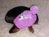 Christmas Party Pet Reindeer Clothes Reindeer Hat Dog Reindeer Hat with Pom Poms Christmas Photo Prop for Pet Reindeer Clothes