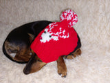Christmas Party Pet Reindeer Clothes Reindeer Hat Dog Reindeer Hat with Pom Poms Christmas Photo Prop for Pet Reindeer Clothes