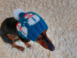 Snowman hat for Christmas party,cloches snowman dog hat, dachshund christmas cap