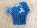 Christmas Reindeer Clothes Pom Pom Hat Dachshund Reindeer Hat Knitted Dog Reindeer Hat Party Photo Prop