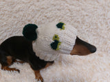 Pet clothes snood hat with turtles for dogs