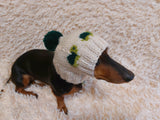 Pet clothes snood hat with turtles for dogs
