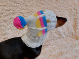 Pet clothes hat snood ice cream for dog
