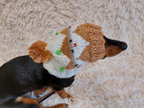 Christmas Pet Clothes Snood Santa Hat for Dog with Pompoms