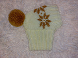 Christmas pet clothing with snowflakes, snood hat with snowflakes for dog
