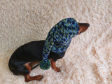 Christmas bright outfit dog hat with pompom,dachshund hat,Christmas clothes for dog photo shoot
