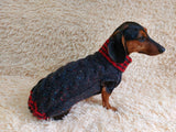 Alpaca wool pet clothes jumper - warm sweater for dog - warm clothes sweater for dachshund