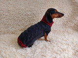 Alpaca wool pet clothes jumper - warm sweater for dog - warm clothes sweater for dachshund