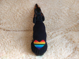 Clothes for a dachshund or small dog knitted winter wool warm jumper with a pattern